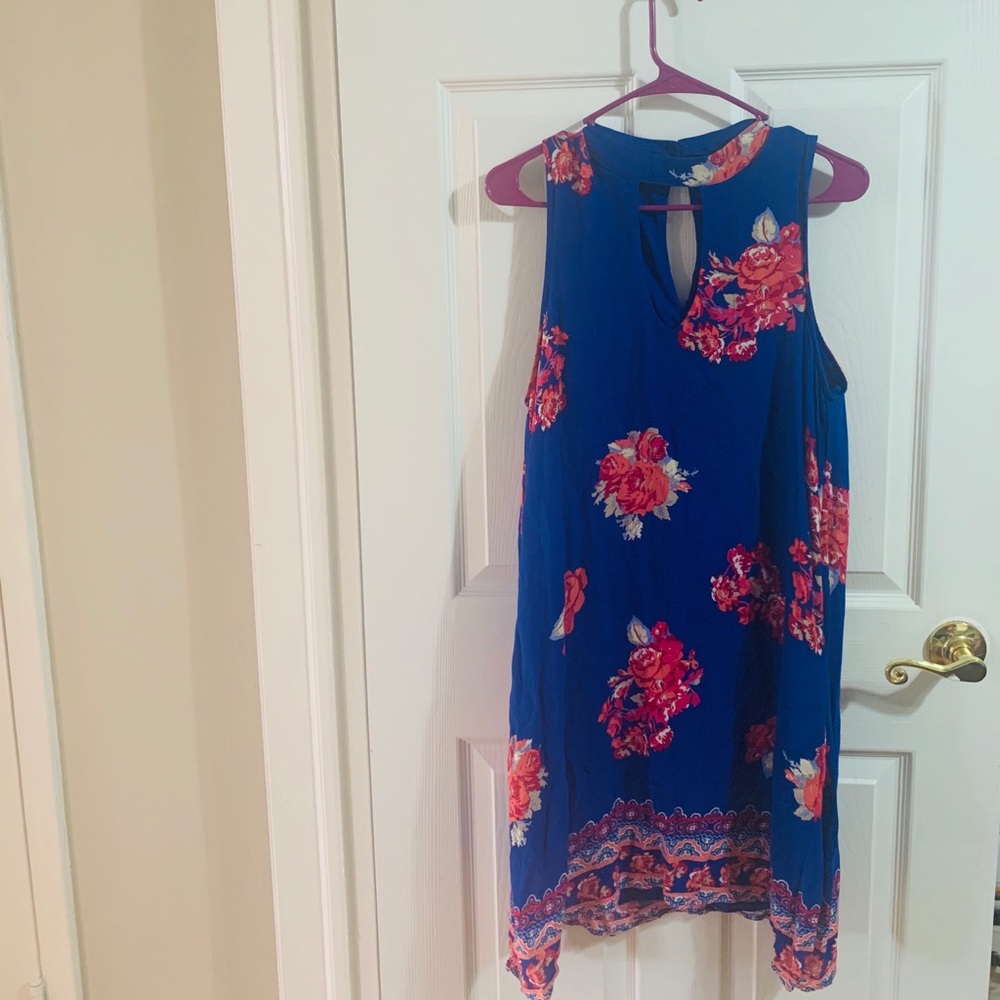 Multicolor Floral Print Women’s Dress